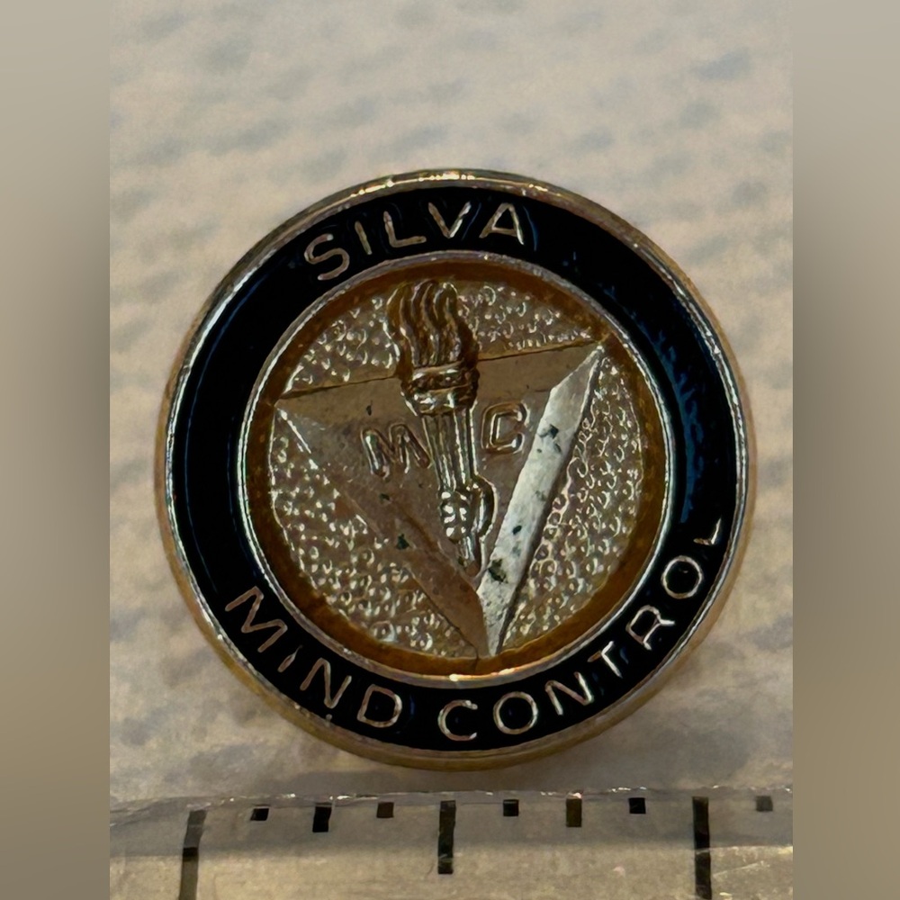 Vintage Silva Mind Control Pin / Tie Tac